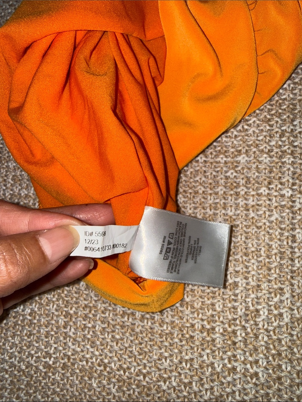 Express Bright Orange Halter Tank - Picture 5 of 6